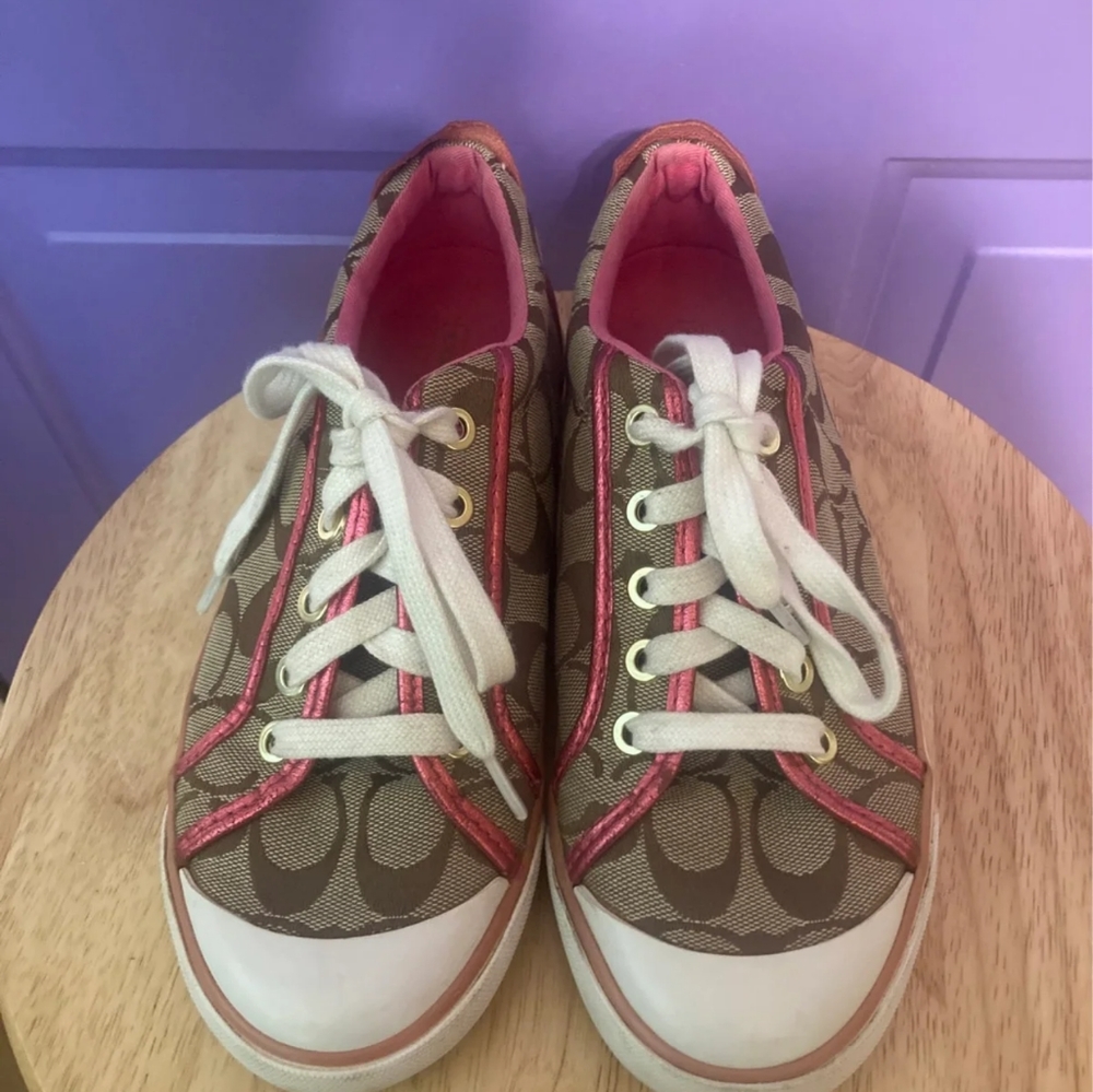 Coach Barrett Sneakers Pink Size 6.5
